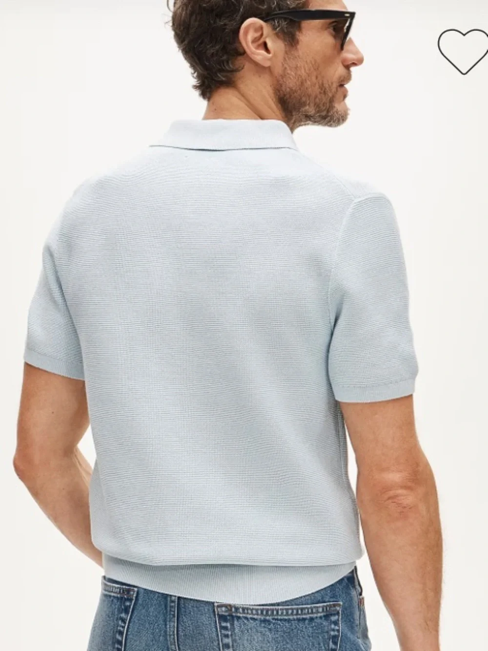 NWOT J crew classic Short-sleeve sweater-polo in Pima cotton